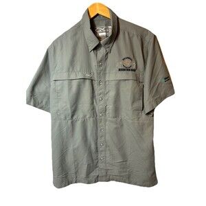 Gameguard Outdoors Men’s Shirt Size L Olive Mountain Man Emcor Company Morley